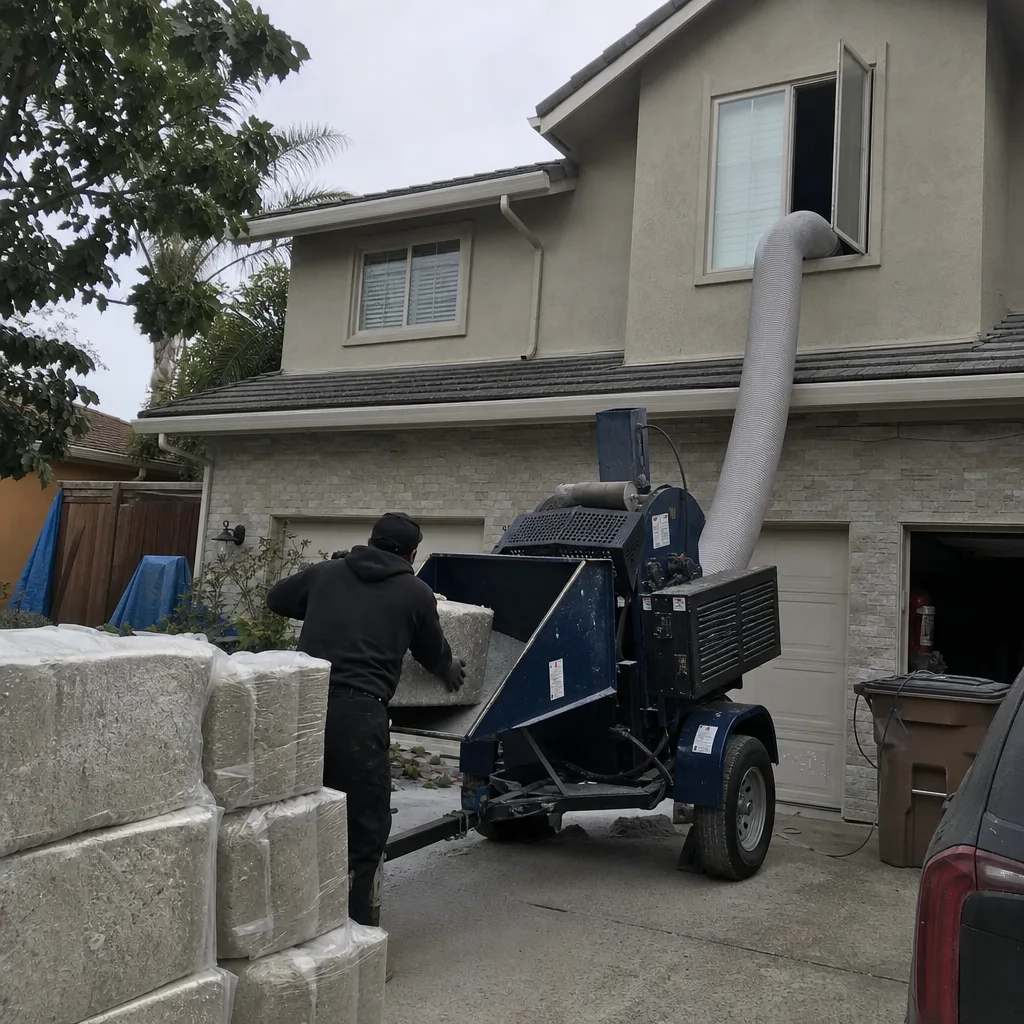 Attic Insulation in Sunol